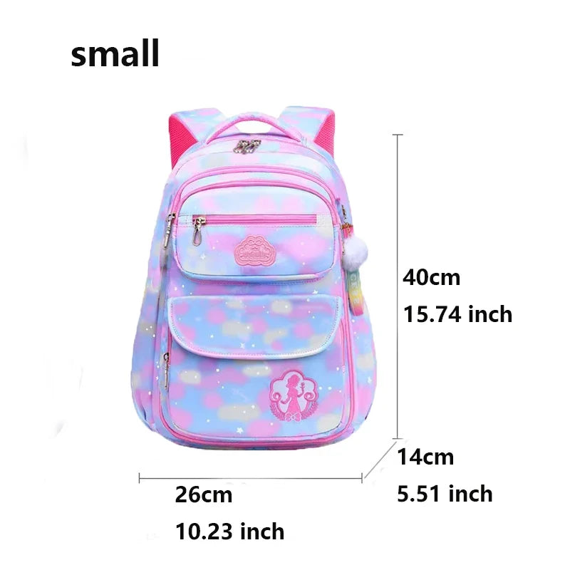 Pink Children Girl Backpack – Kawaii Cute School Bag for Kids & Teens, Waterproof Primary Schoolbag