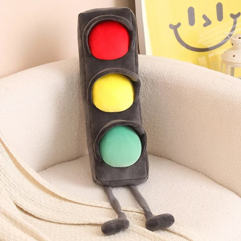 Traffic Light Plush Toy – Giant Funny Signal Light Stuffed Pillow