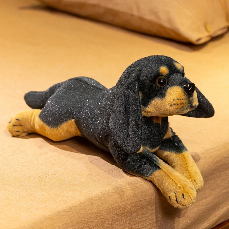 Realistic Dog Plush Toy – Lifelike Dalmatian, Rottweiler, Beagle & King Charles Puppy