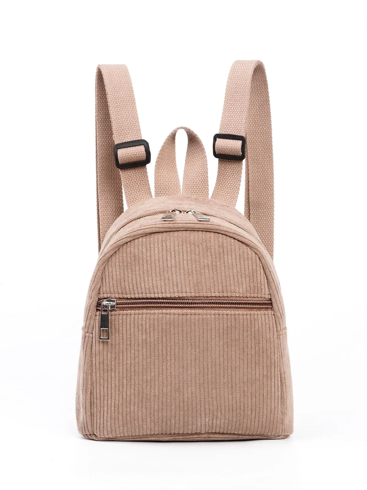 Girls Boys Solid Color Corduroy Kids Backpack – Adjustable School Bag for Travel & Outdoor Use