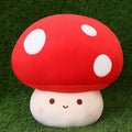 Kawaii Mushroom Plush Pillow – Cute Stuffed Plant Cushion
