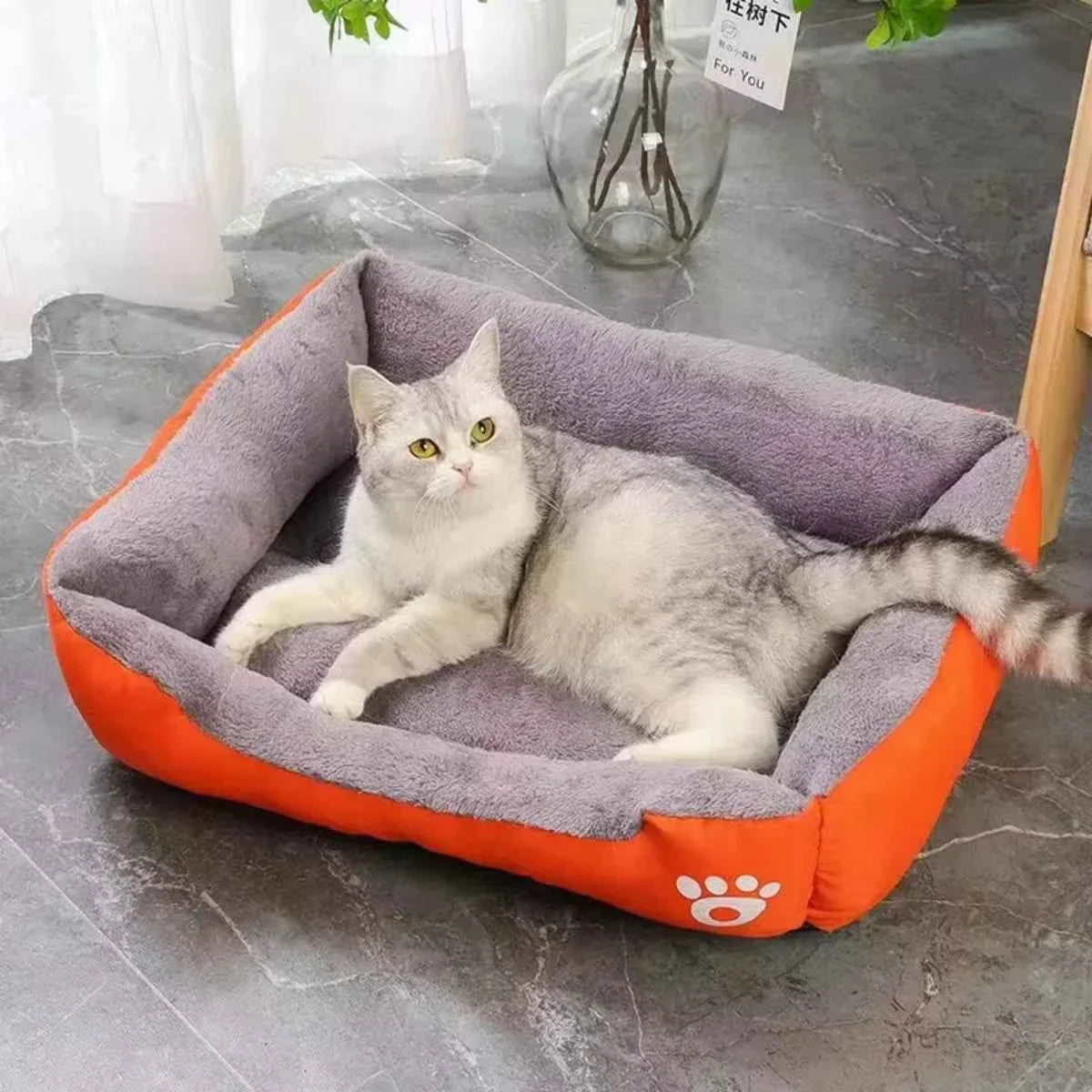Color Square Winter Warm Pet Bed – Dog & Cat House