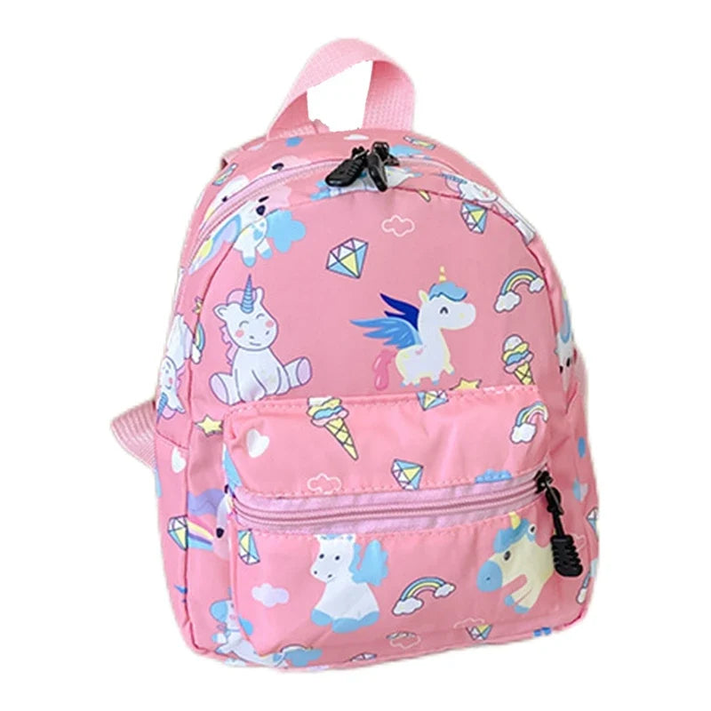 Children's Cartoon Dinosaur Backpack – Cute Kindergarten Schoolbag, Waterproof Kids Book Bag for Boys & Girls, Animal Design