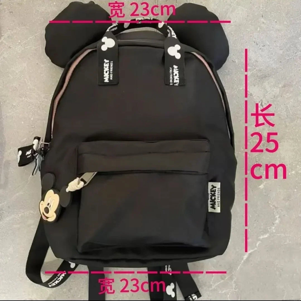 Cartoon Mouse Kids Backpack – Mini Schoolbag, Cute Shoulder Bag for Girls & Boys, 26x19x11 cm