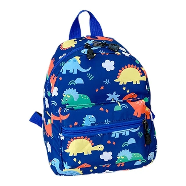 Children's Cartoon Dinosaur Backpack – Cute Kindergarten Schoolbag, Waterproof Kids Book Bag for Boys & Girls, Animal Design
