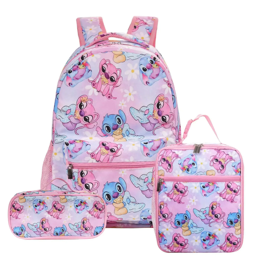 Kawaii Alien School Backpack for Kids