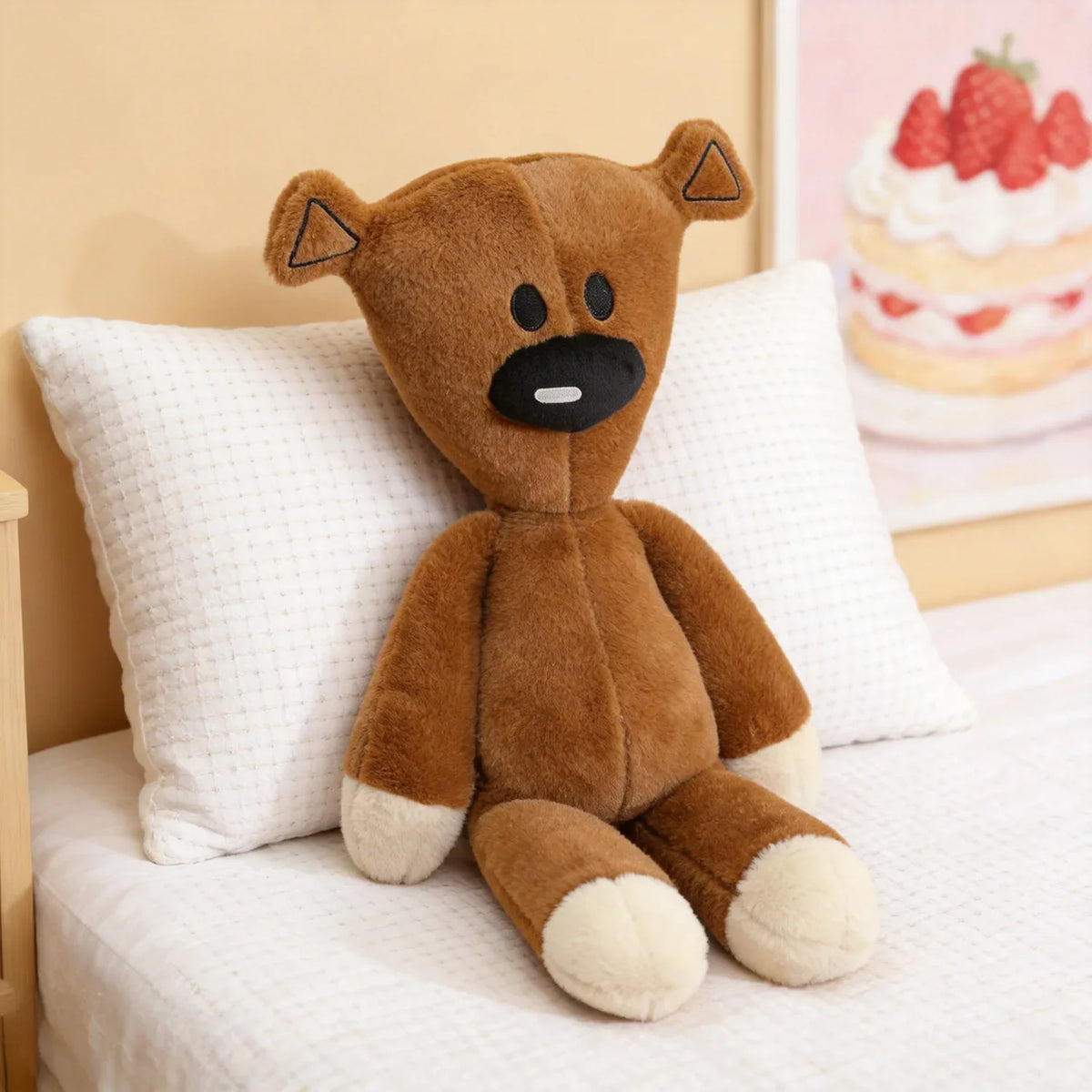Classic Teddy Bear Plush Toy – Soft Stuffed Bear Hug Pillow
