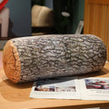 3D Tree Stump Plush Pillow – Realistic Wood Log Cushion
