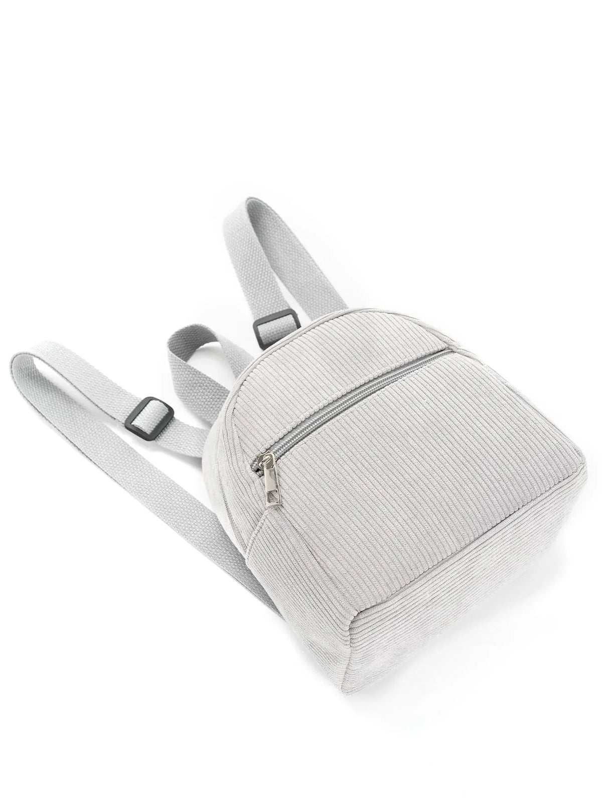 Girls Boys Solid Color Corduroy Kids Backpack – Adjustable School Bag for Travel & Outdoor Use