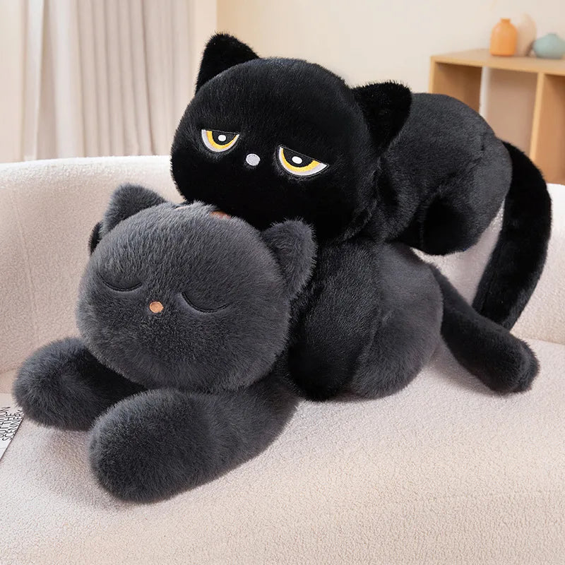 Sleepy Cat Body Pillow Plushies