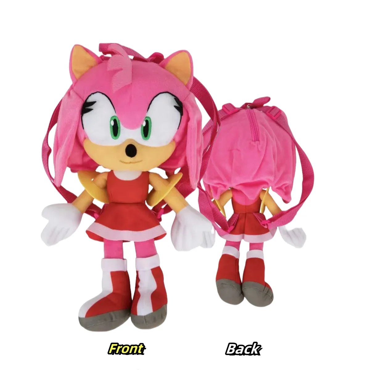 6-Style Plush Backpack – Classic Game Character Black Shadow Small Capacity Soft Toy for Kids