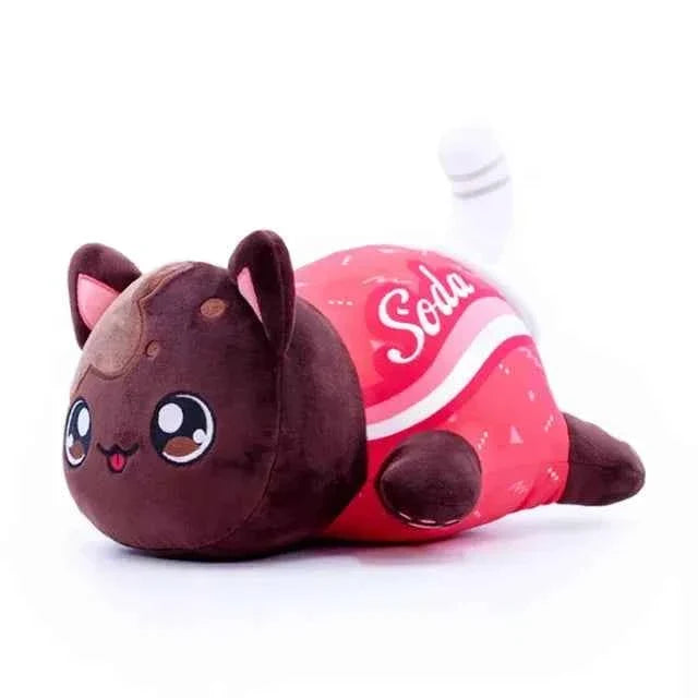 Food Cat Plush Pillow – 9.8" (25cm) Cute Snack Cat Stuffed Toy