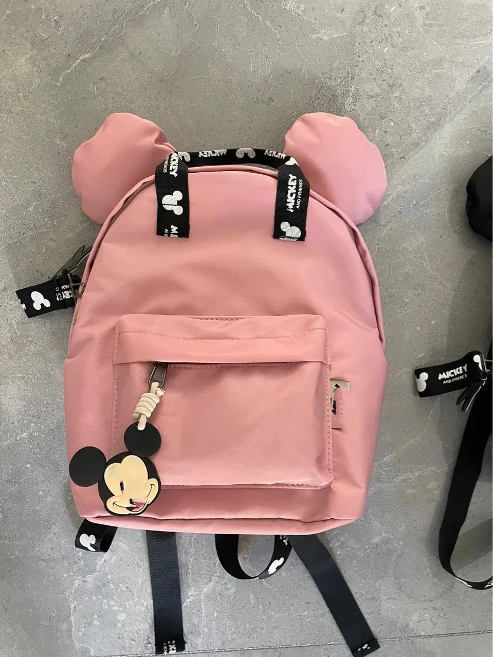 Cartoon Mouse Kids Backpack – Mini Schoolbag, Cute Shoulder Bag for Girls & Boys, 26x19x11 cm