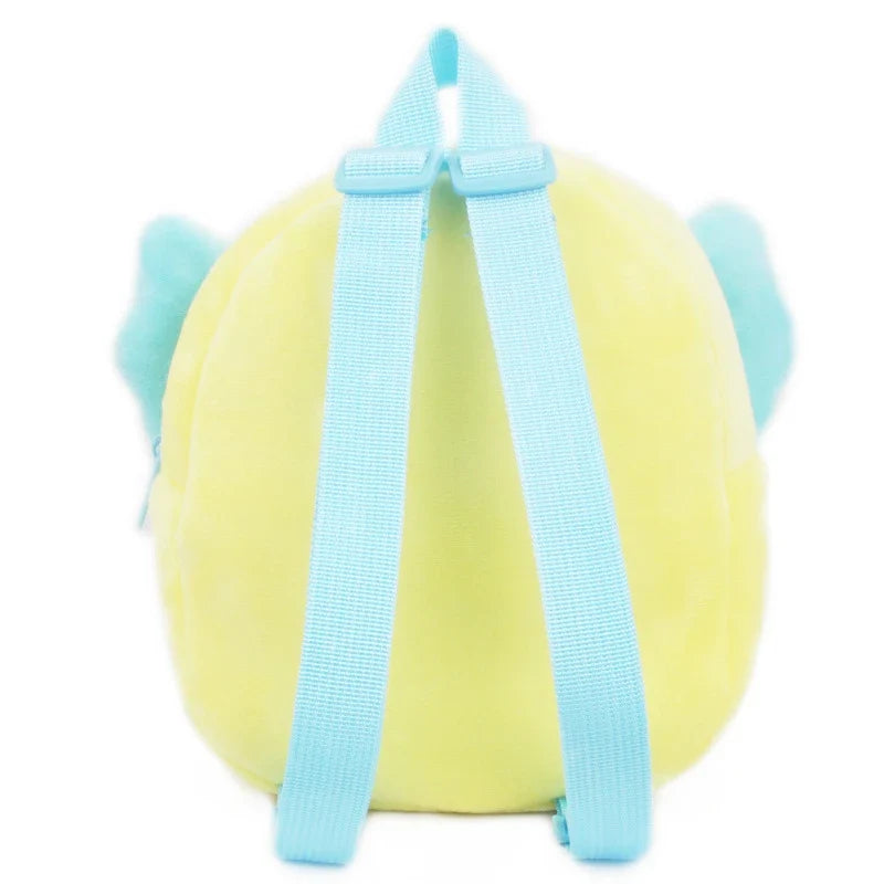 Fashion 3D Cartoon Print Children School Bags – Plush Kids Backpack for Boys & Girls, Mini Book Bag for Kindergarten