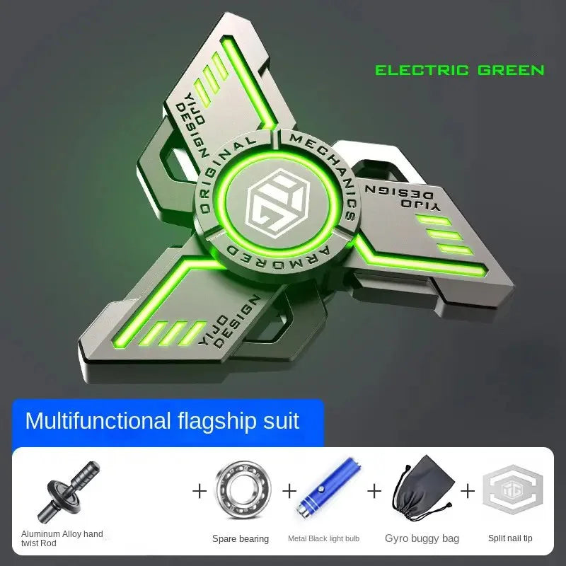 Antistress EDC Luminous Fidget Spinners Alloy Metal Hand Spinner Noctilucent Gyro Stress Relief Toys For Adult Kid Toys
