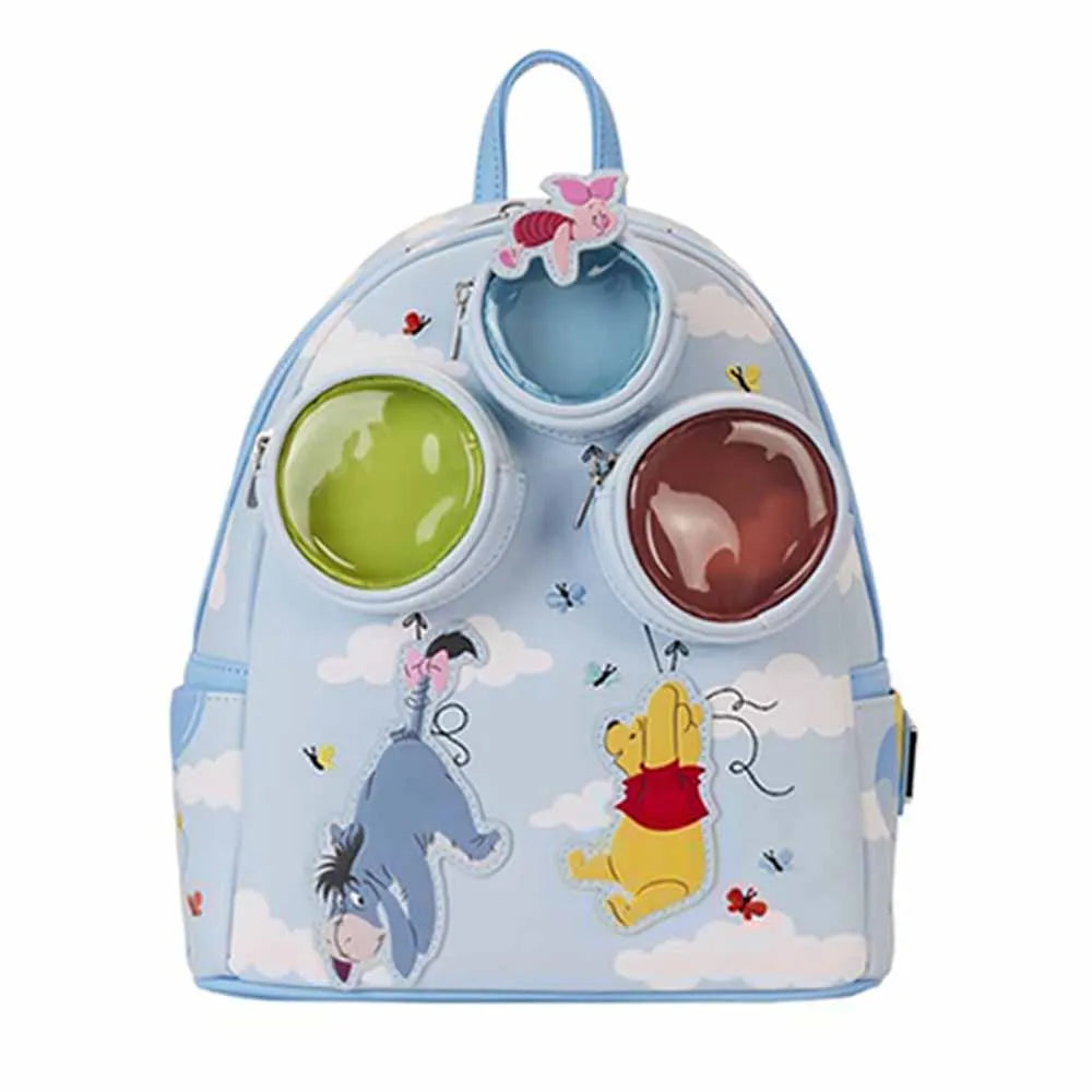 Cartoon Blue Alien Cartoon Plush Mini Backpack – Cute Anime Shoulder Bag for Girls and Kids