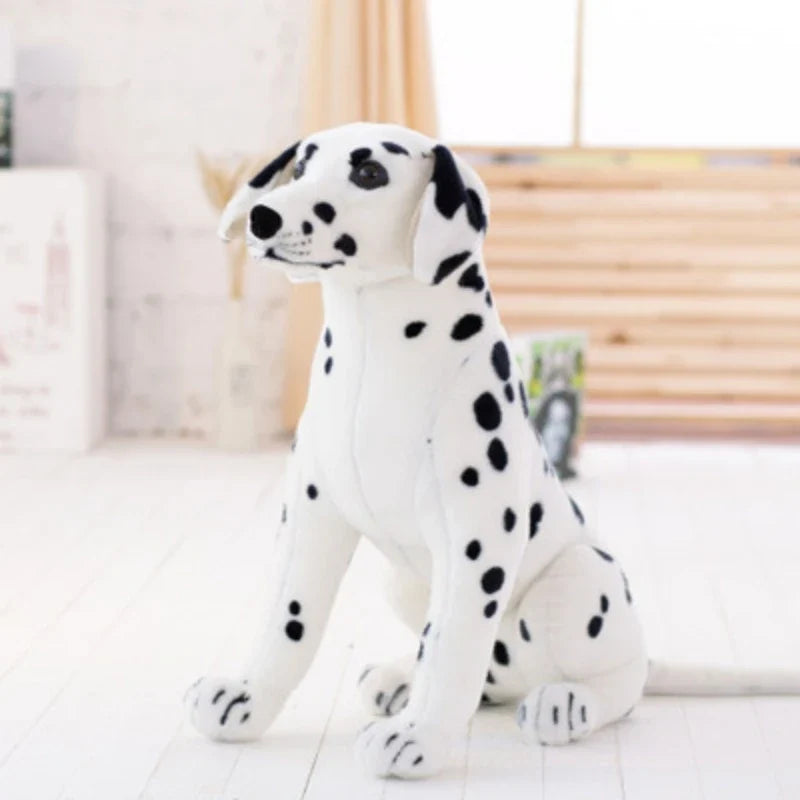 Giant Realistic Dalmatian Dog Plush Toy – 35.4" Simulation Puppy Body Pillow