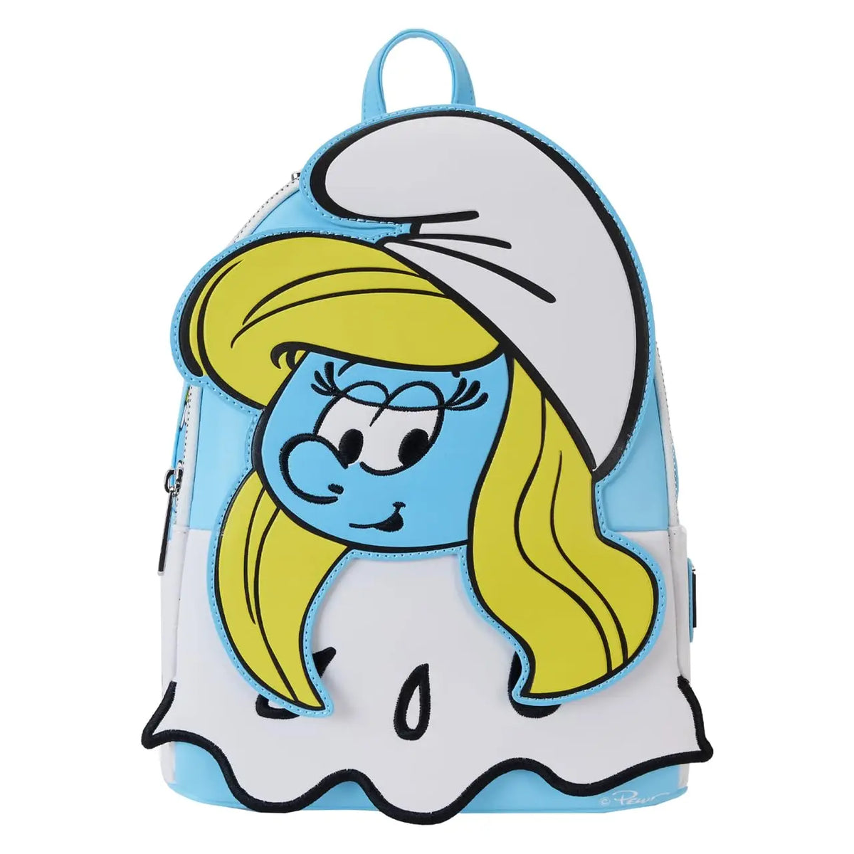 Cartoon Blue Alien Cartoon Plush Mini Backpack – Cute Anime Shoulder Bag for Girls and Kids
