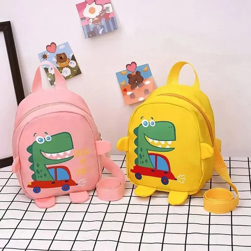 Cute Cartoon Dinosaur School Backpack for Kids - Anti-Lost Toddler Rucksack, Kindergarten Schoolbag