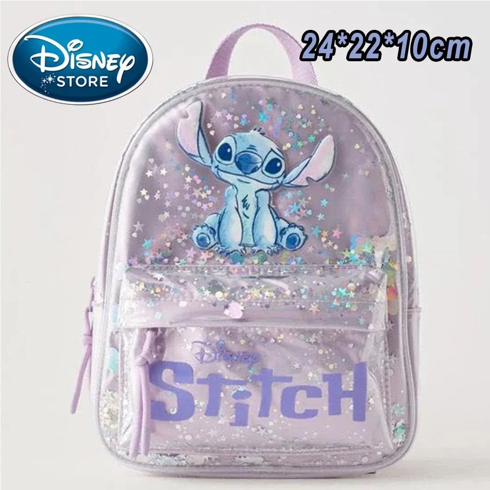 Cartoon Plush Backpack – Blue Alien Cartoon Large Capacity Cartoon School Bag for Kids