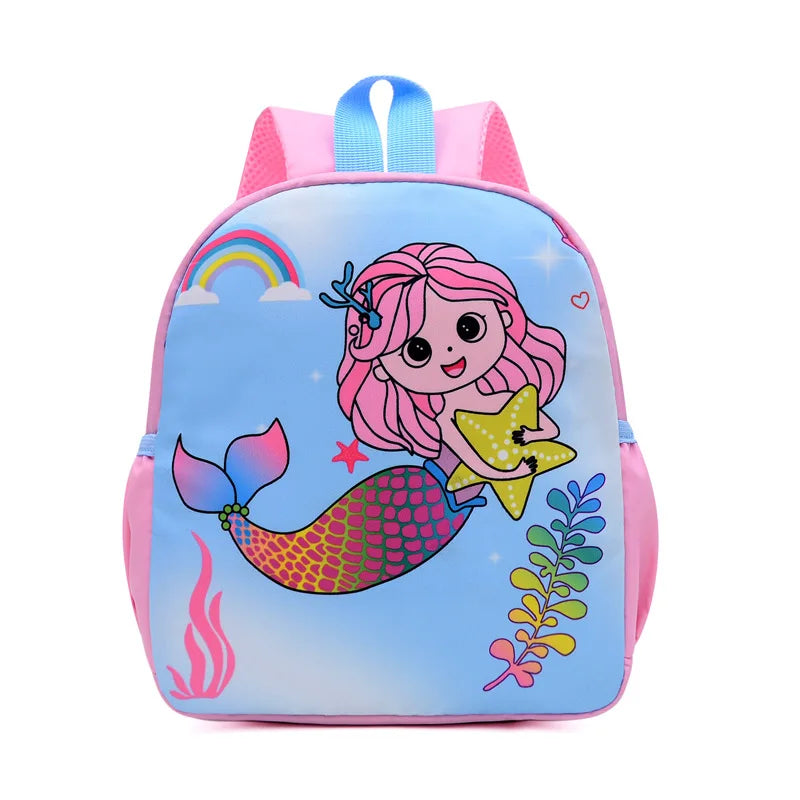New Kids Cartoon Dinosaur Backpack School Bag, Cute Printed Kindergarten Primary School Bookbag for Boys and Girls