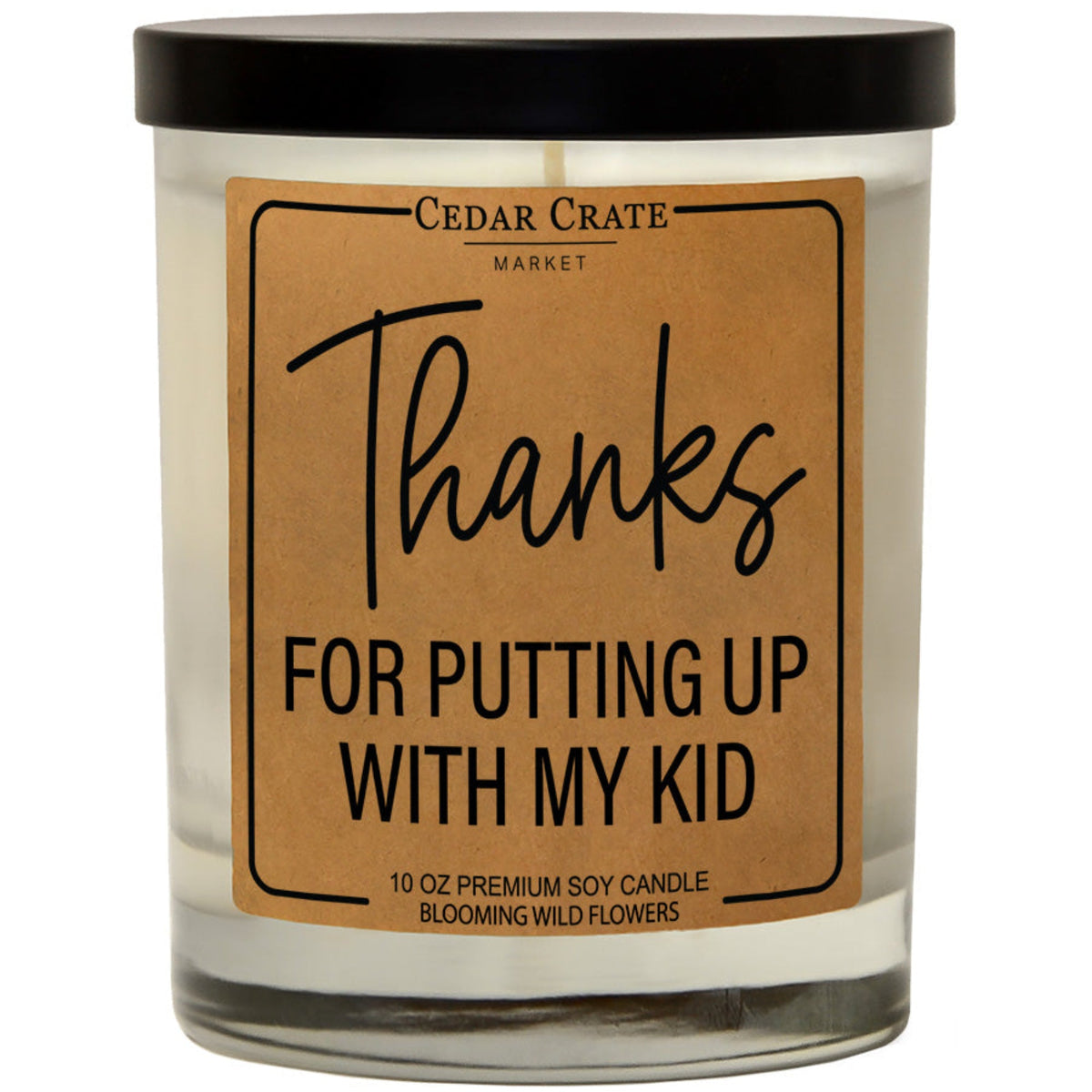 Teacher Candles - Thanks For Putting Up With My Kid, Kraft