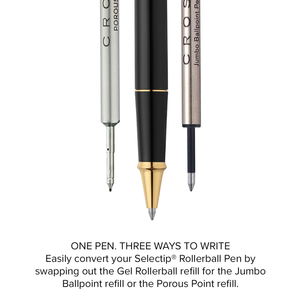 Townsend® Classic Black Lacquer Rollerball Pen