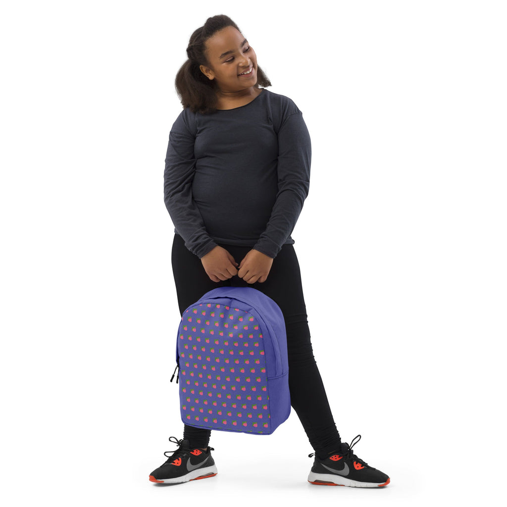 Pink Strawberry Purple Kids' Minimalist Backpack