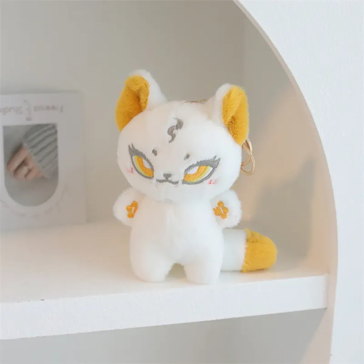 Kawaii Emotion Wolf Plush Toy - Cute Stuffed Wolf Doll