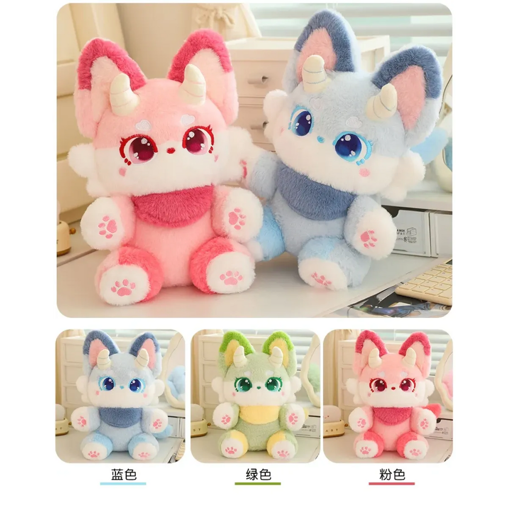 Pastel Kawaii Fox Plushie