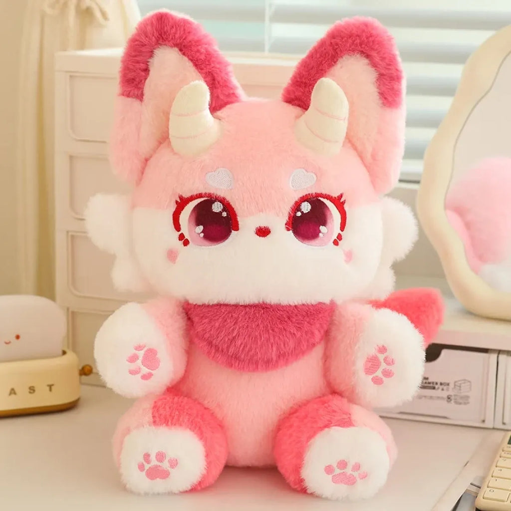 Pastel Kawaii Fox Plushie