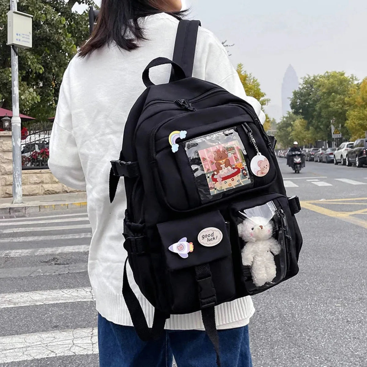Kawaii Kids School Backpack