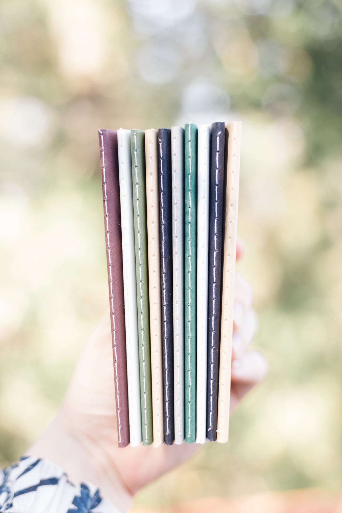 Blank Pocket Saddle Stitch Note Book