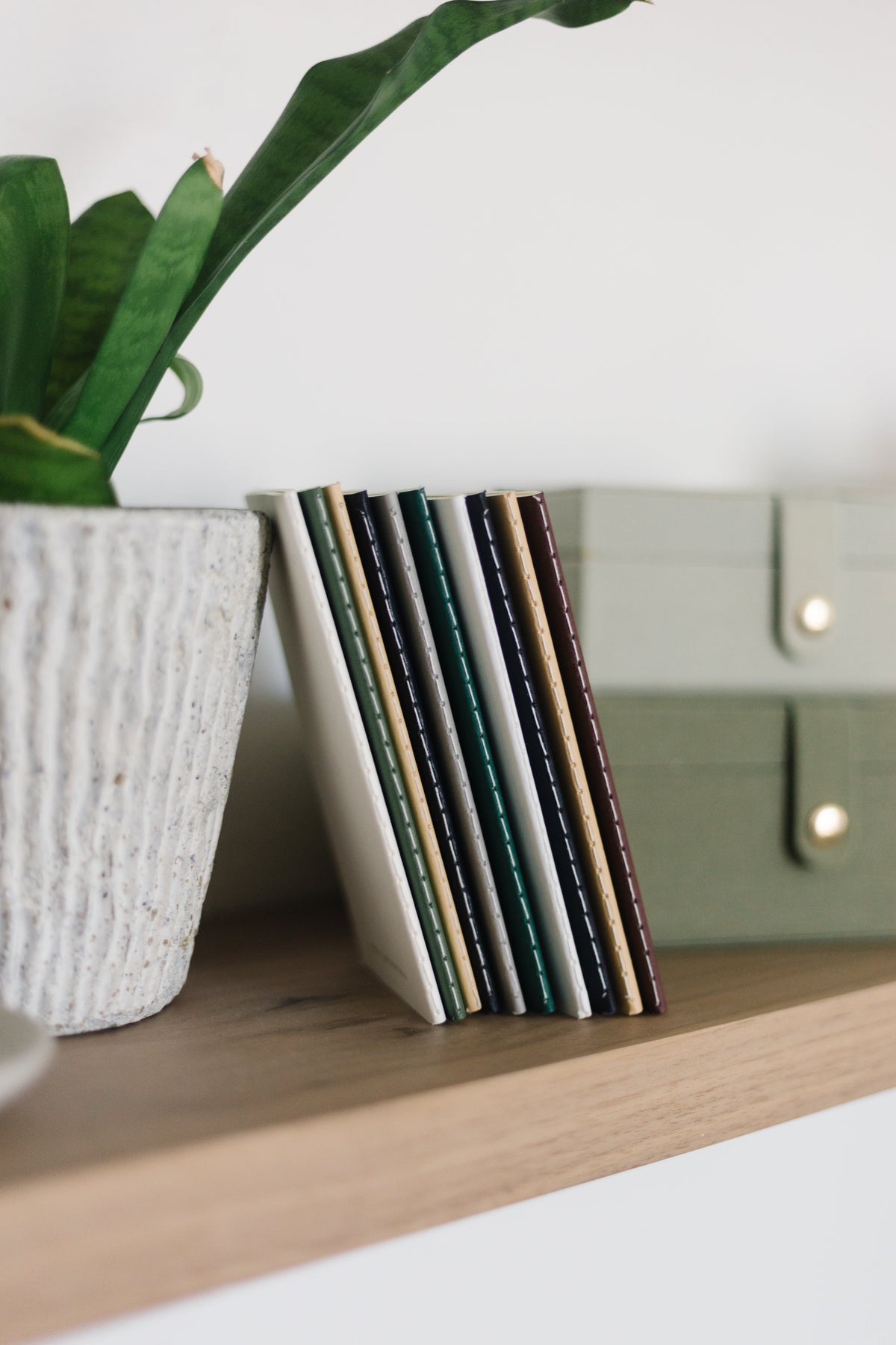 Blank Pocket Saddle Stitch Note Book